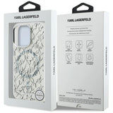Karl Lagerfeld IML Karl Script Pattern MagSafe Case til iPhone 16 Pro Max - Hvid