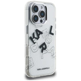 Karl Lagerfeld IML Sketched Graphic Case til iPhone 16 Pro Max - Clear
