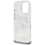 Karl Lagerfeld IML Sketched Graphic Case til iPhone 16 Pro Max - Clear