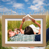 Wozinsky WRC-32 10.1" Digital Photo Frame with Frameo 32GB App - Light Brown