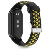 Tech-Protect IconBand Air Strap til Xiaomi Smart Band 8 / 9 / 10 / NFC - sort og gul
