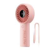 Jisulife håndholdt ventilator Life4 3600mAh bærbar USB-ventilator - Pink