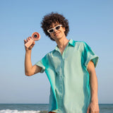 Jisulife håndholdt ventilator Life4 3600mAh bærbar USB-ventilator - Pink