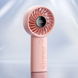 Jisulife håndholdt ventilator Life4 3600mAh bærbar USB-ventilator - Pink