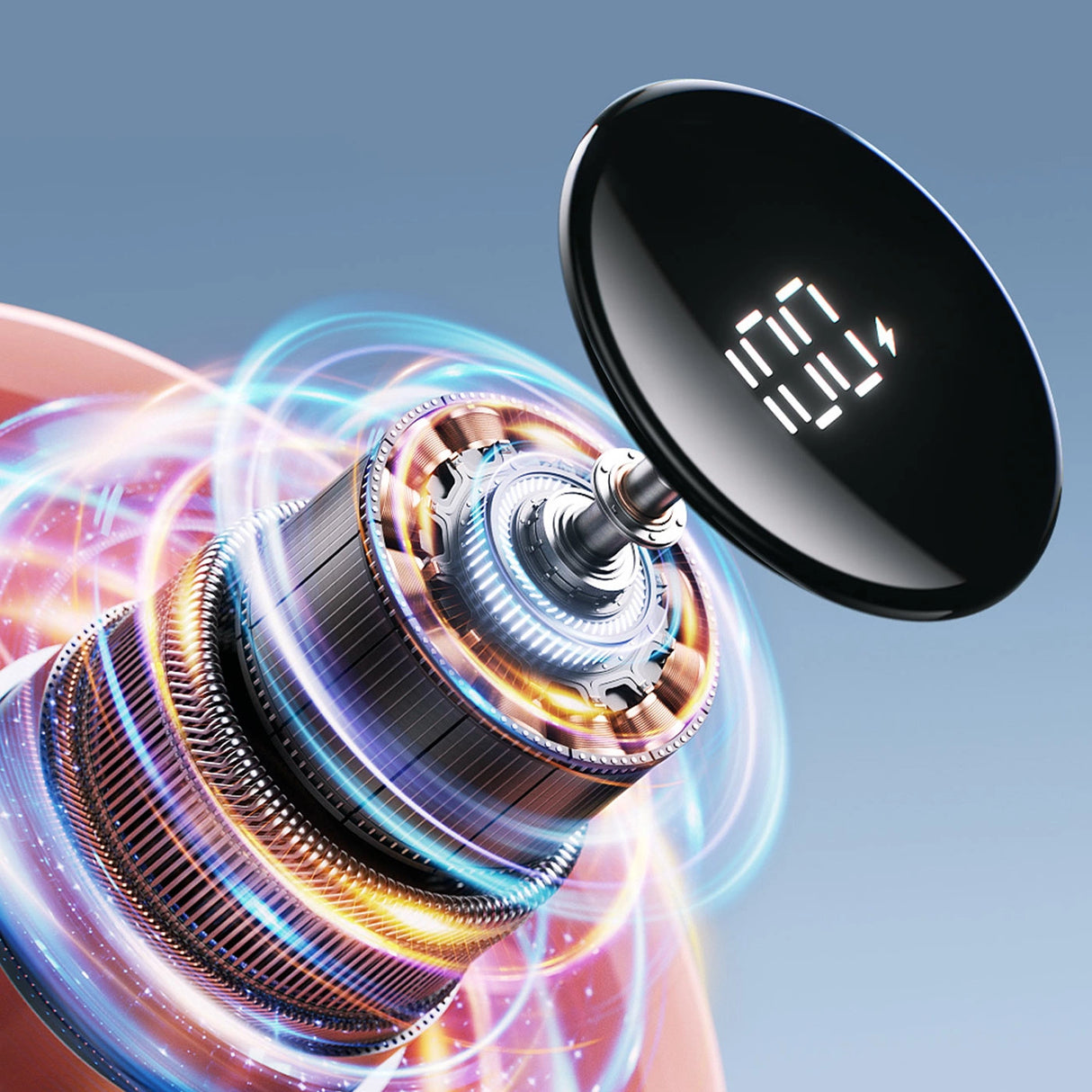 Jisulife håndholdt ventilator Life4 3600mAh bærbar USB-ventilator - Pink