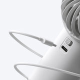 Jisulife håndholdt ventilator Life4 5000mAh bærbar USB-ventilator - grå