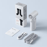 Jisulife håndholdt ventilator Life9 3600mAh bærbar mini blæser USB-ventilator - grå