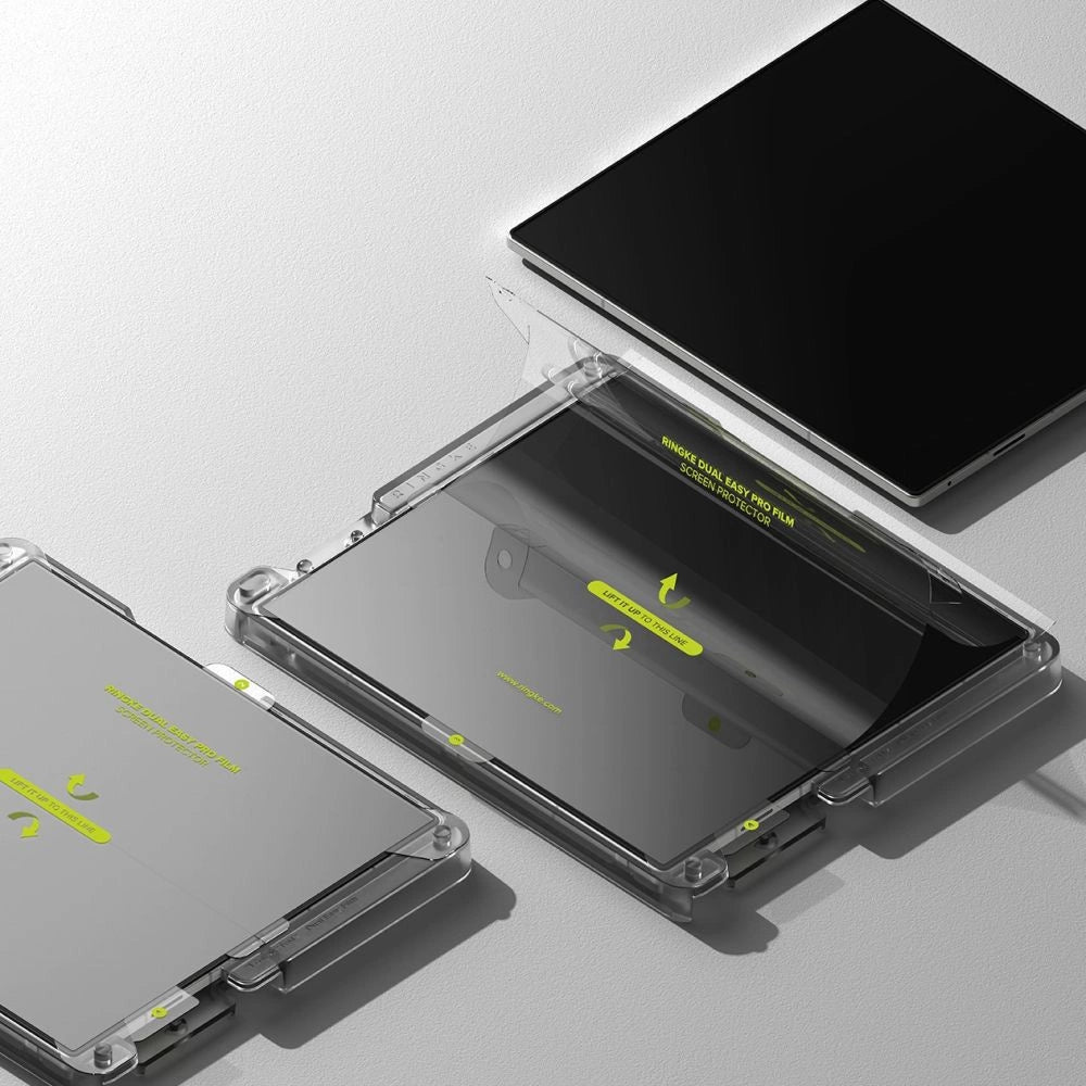 Ringke Dual Easy Pro 2-pack beskyttelsesfolie til Samsung Galaxy Z Fold 7 - gennemsigtig