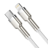 USB-C-kabel til Lightning Baseus Cafule, PD, 20W, 1m (hvid)