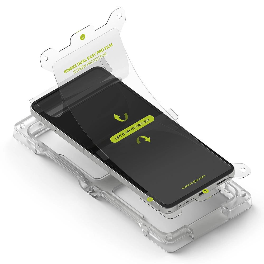 Ringke Dual Easy Pro 2-pack beskyttelsesfolie til Samsung Galaxy Z Flip 7 - gennemsigtig