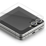 Ringke Cover Display Easy Slide Tempered Glass 2-pack for Samsung Galaxy Z Flip 7 - Transparent