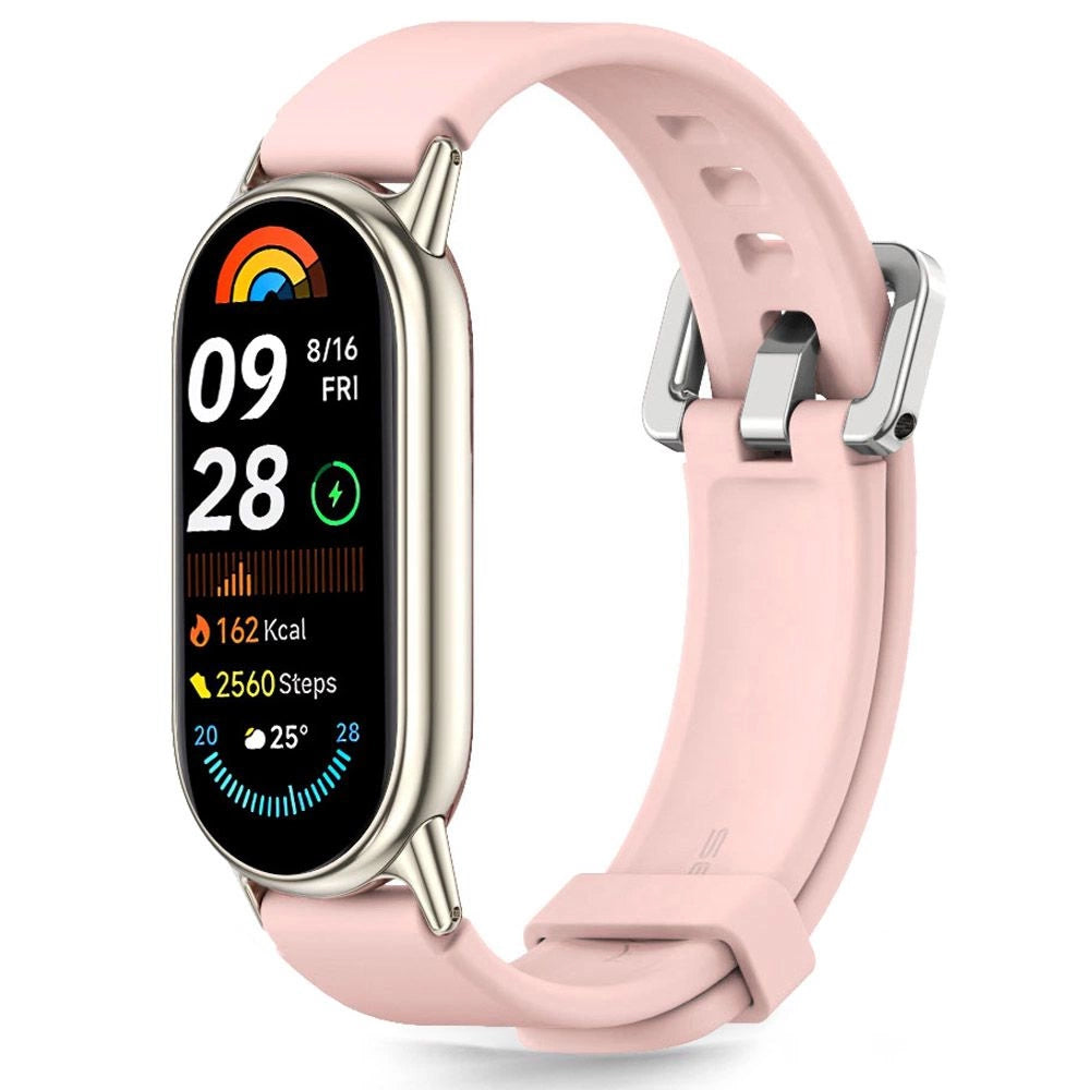 Tech-Protect IconBand Classic Strap til Xiaomi Smart Band 8 / 9 / 10 / NFC - Pink