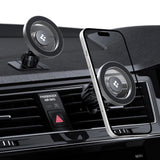 Spigen MFT13 MagSafe bilholder til cockpit eller luftventil - sølv