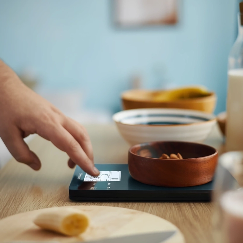 Wozinsky WIK-10 Smart Kitchen Scale med digital skærm, Bluetooth App - sort