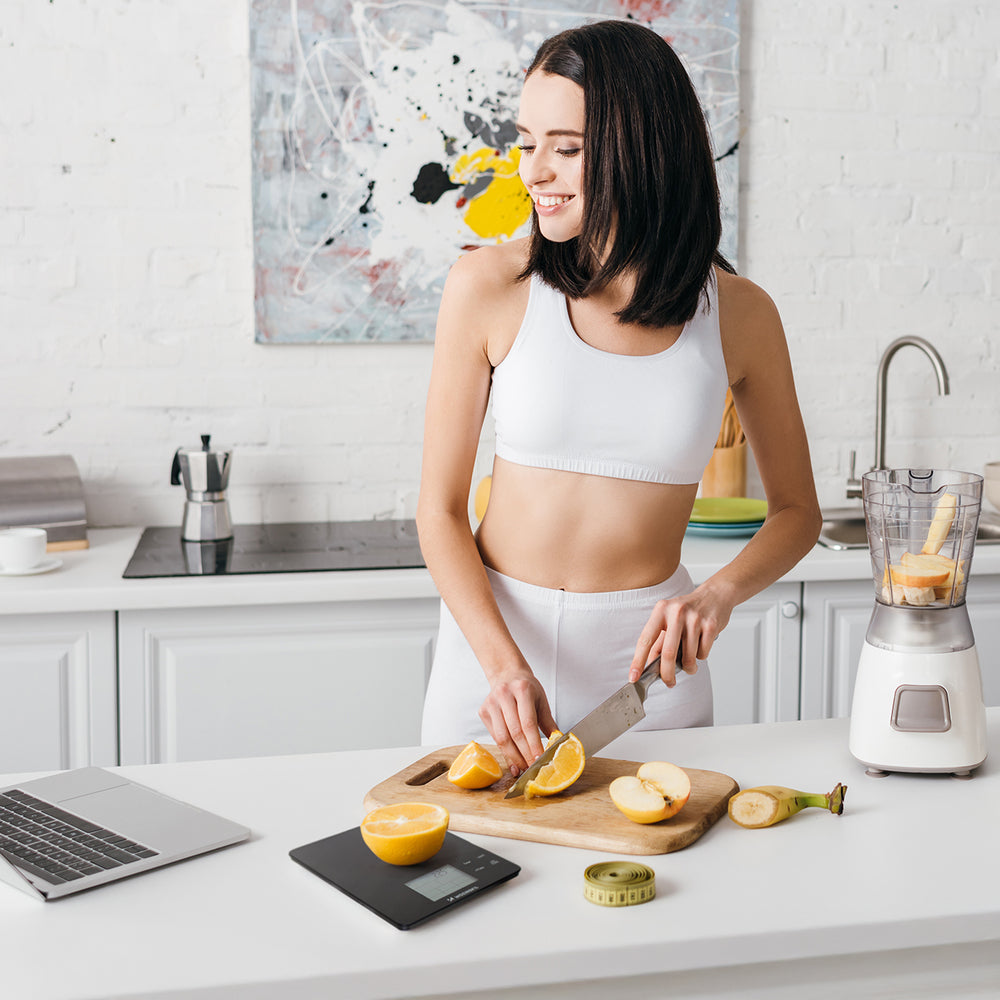 Wozinsky WIK-10 Smart Kitchen Scale with Digital Display, Bluetooth App - Black