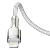 USB-C-kabel til Lightning Baseus Cafule, PD, 20W, 2m (hvid)