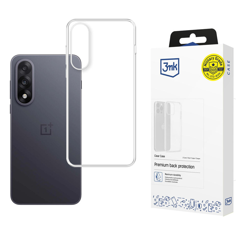 3mk Clear Case til OnePlus Nord 5 - gennemsigtigt