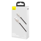 USB-kabel til Lightning Baseus Cafule, 2,4 A, 1 m (sort)
