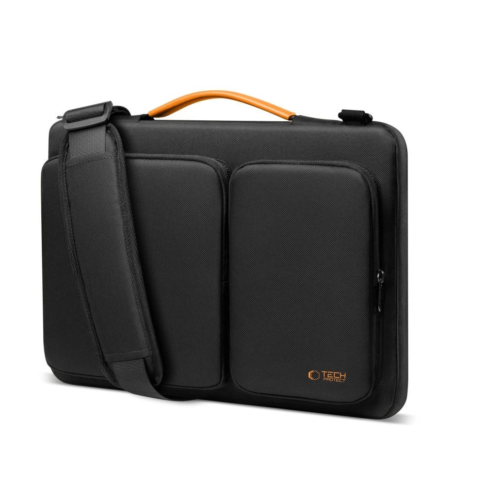 Tech-Protect Defender Bag til 15-16 Laptop - sort og orange