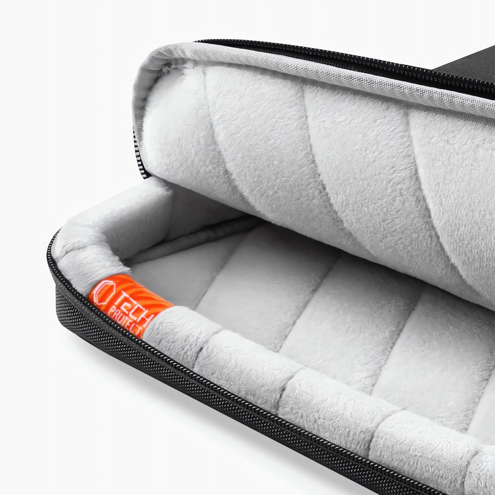 Tech-Protect Defender Bag for Laptop 13-14 - Black and Orange