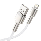 USB-kabel til Lightning Baseus Cafule, 2,4 A, 2 m (hvid)