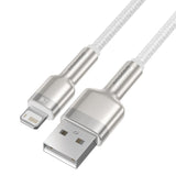 USB-kabel til Lightning Baseus Cafule, 2,4 A, 2 m (hvid)