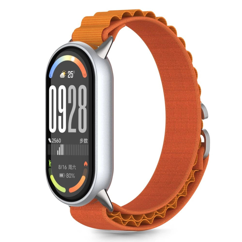 Tech-Protect Nylon Pro Strap til Xiaomi Smart Band 8 / 9 / 10 / NFC - Orange