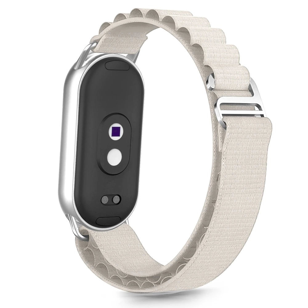 Tech-Protect Nylon Pro Strap til Xiaomi Smart Band 8 / 9 / 10 / NFC - Beige