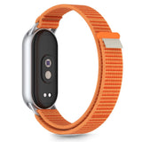 Tech-Protect Nylon Pro Strap til Xiaomi Smart Band 8 / 9 / 10 / NFC - Orange-Gray