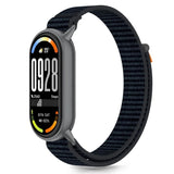 Tech-Protect Nylon Pro Strap til Xiaomi Smart Band 8/9/10/NFC - sort og orange