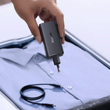 Baseus GaN6 Pro oplader 100W 2 x USB-C 2 x USB-A med sort USB-C kabel 100W 1m - sort