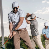 Tech-Protect Leatherfit-rem til Samsung Galaxy Watch 40/44/46 mm - sort