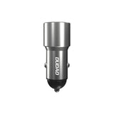 Dudao USB / USB Car Charger Type C Power Delivery Hurtig opladning 22,5 W Grå (R4PQ)