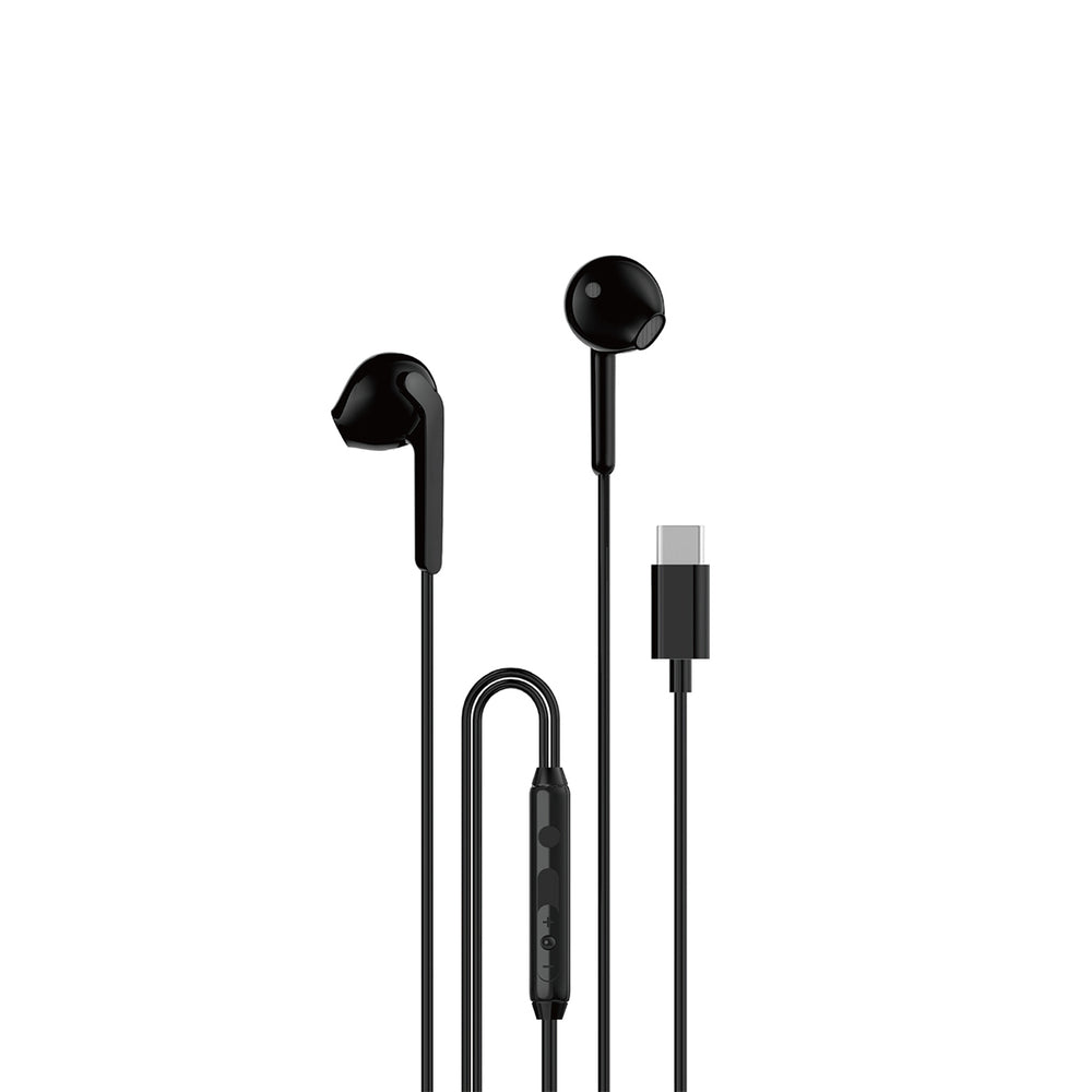 Dudao X3C In-Ear Wired USB-C Headphones 1.2m - sort