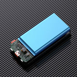 Dudao K15Pro Power Bank 20000mAh 22.5W PD USB-C / USB-A / Indbygget Lightning og USB-C Kabler - sort