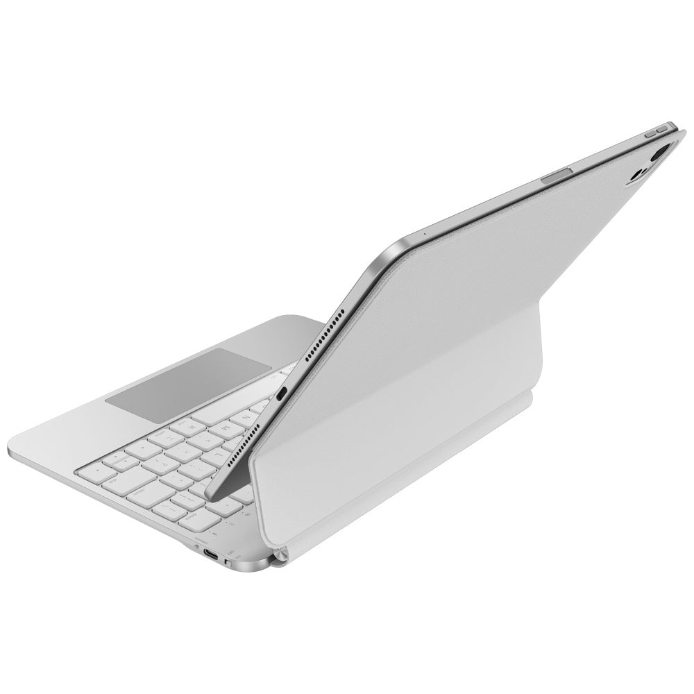 Uniq Venno Pro Magnetic Smart Case med tastatur til iPad Air 10.9" (2020/2022) / Pro 11" (2021/2022) / Air 11" (2024/2025/2026) - Hvid