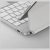 Uniq Venno Pro Magnetic Smart Case med tastatur til iPad Air 10.9" (2020/2022) / Pro 11" (2021/2022) / Air 11" (2024/2025/2026) - Hvid