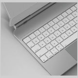 Uniq Venno Pro Magnetic Smart Case med tastatur til iPad Air 10.9" (2020/2022) / Pro 11" (2021/2022) / Air 11" (2024/2025/2026) - Hvid
