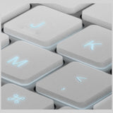 Uniq Venno Pro Magnetic Smart Case med tastatur til iPad Air 10.9" (2020/2022) / Pro 11" (2021/2022) / Air 11" (2024/2025/2026) - Hvid
