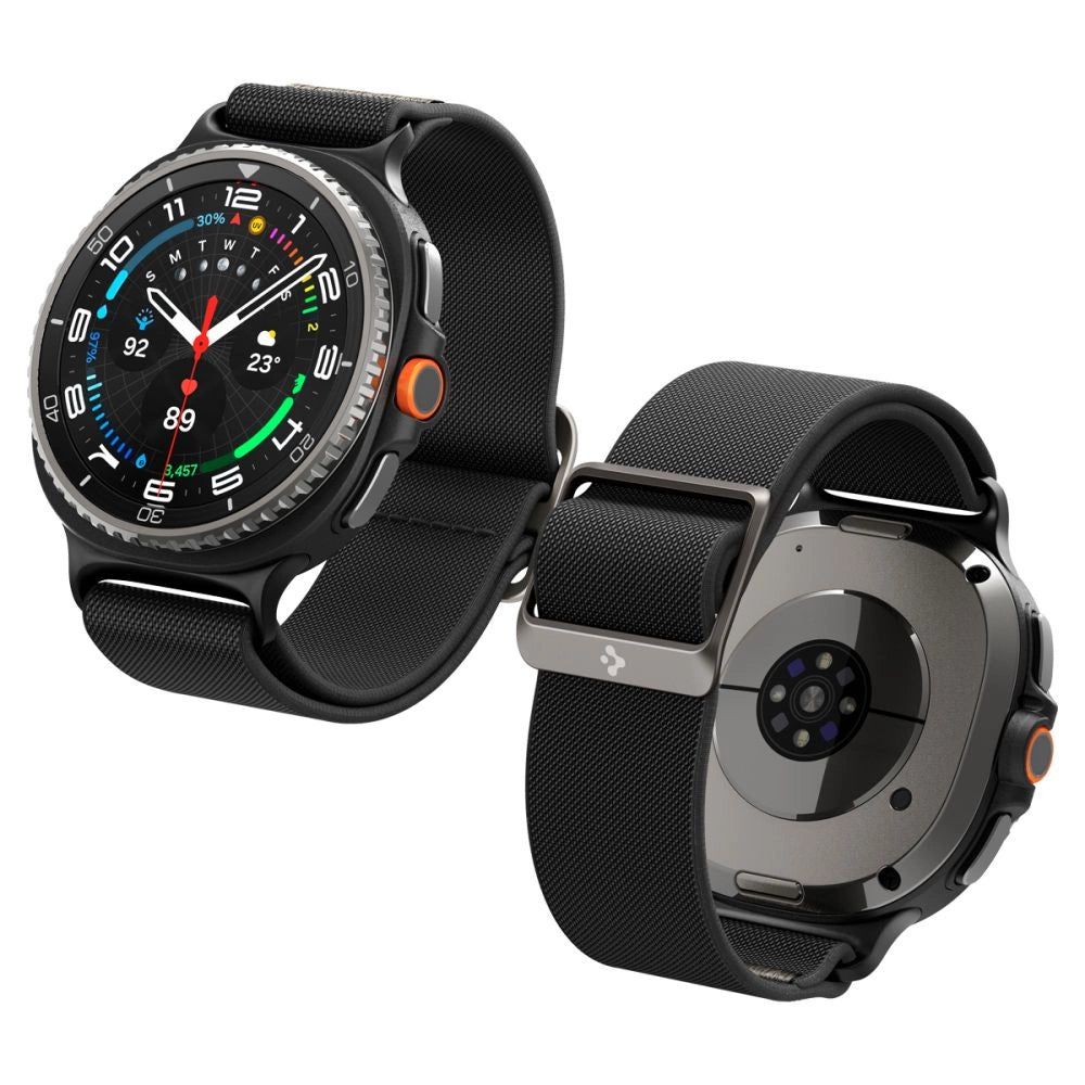 Spigen Fit Lite Strap til Samsung Galaxy Watch 40/44/46 mm - sort