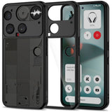 Tech-Protect MagMat Case for Nothing Phone 3 Black and Transparent