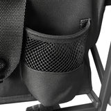 Wozinsky WZP-100 strandvogn, turistvogn, holdbar, brede hjul, med sikkerhedsnet op til 100 kg - sort