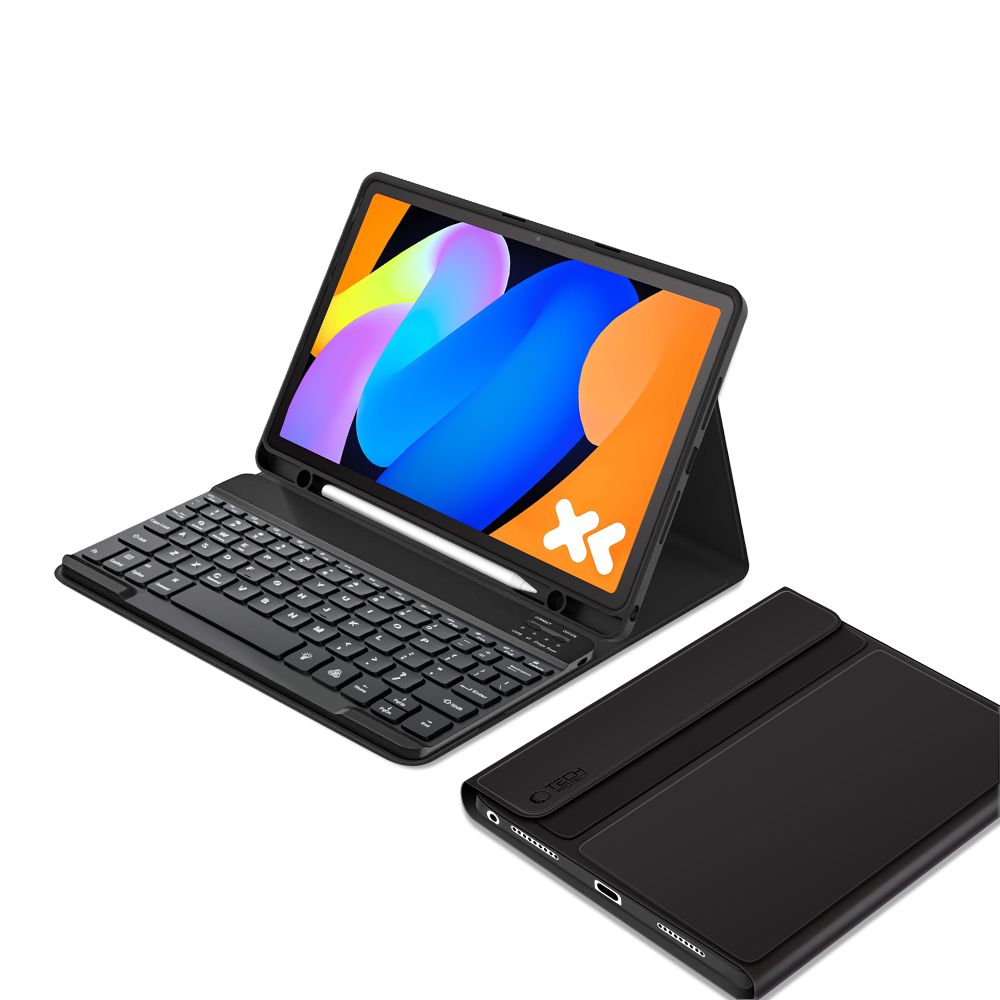 Tech-Protect SC Pen + Keyboard Case til Lenovo Idea Tab 11.0 TB-336 - sort