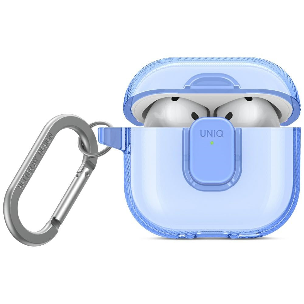 Uniq Glase Pro Case til AirPods 4 - Blå