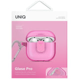 Uniq Glase Pro Case til AirPods 4 - Pink