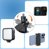 Wozinsky Selfie stick WC1Y30S telescopic tripod 1.3m with phone holder - black