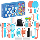 Nintendo Switch 23-i-1 Family Accessory Pack 2 - Orange og Blue Set