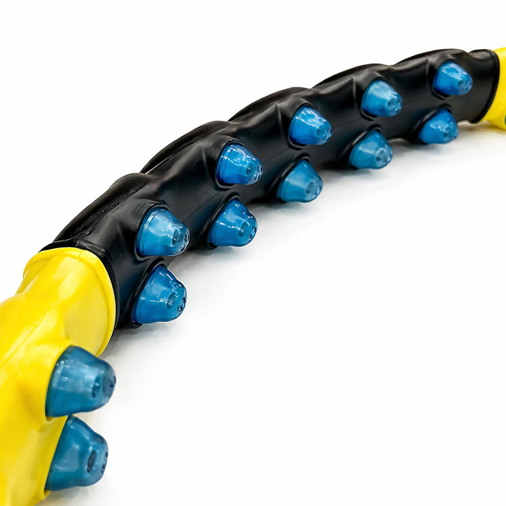 Wozinsky WHH-110 Hula Hoop Massager med Nodules - sort og gul