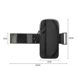 Wozinsky WSDB-B-armbånd telefonpose til løb - sort