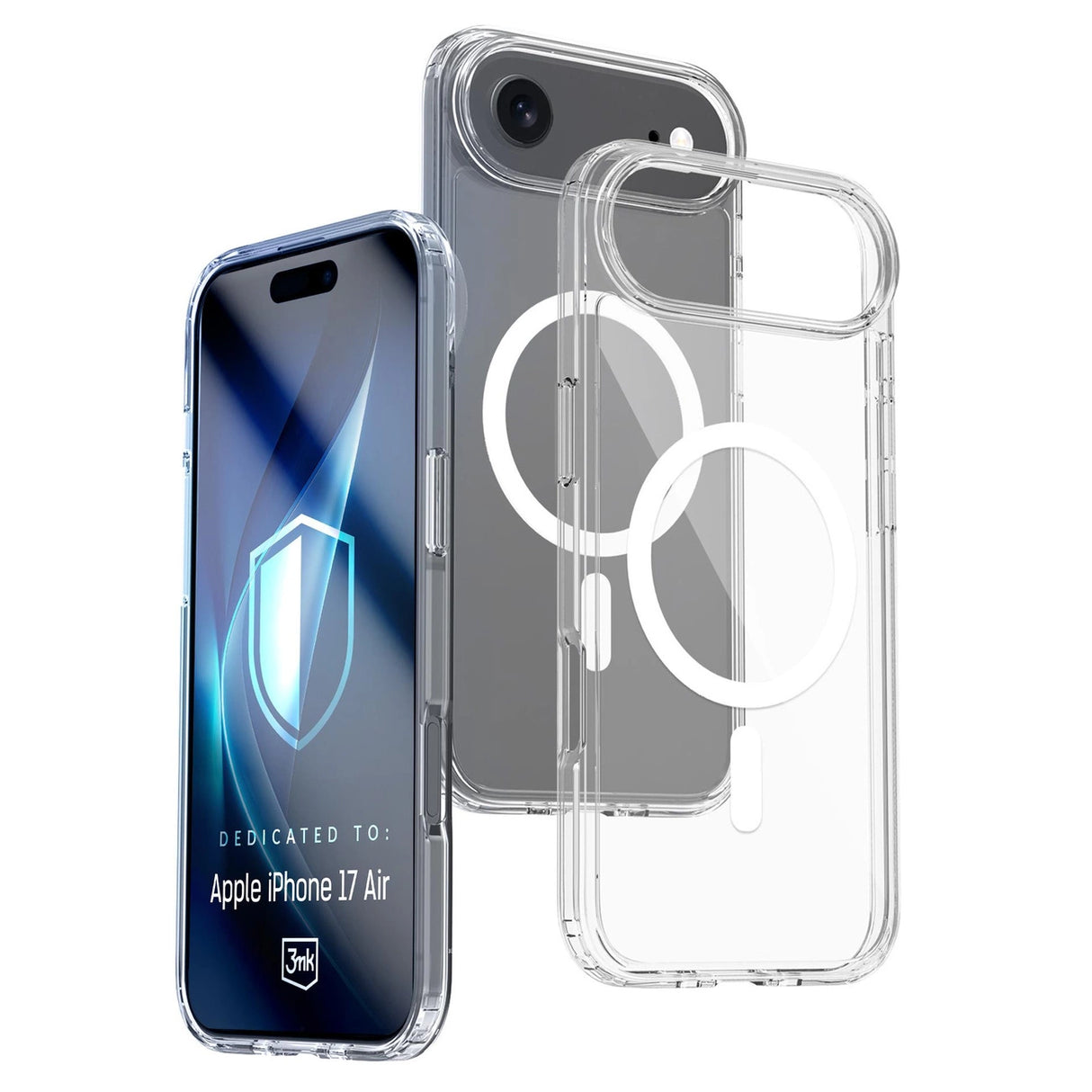 3mk Armor MagCase til iPhone 17 Air - Gennemsigtig